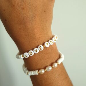 Bracelet élastique <br>BOHÖ « LOVE YOU♥︎ »